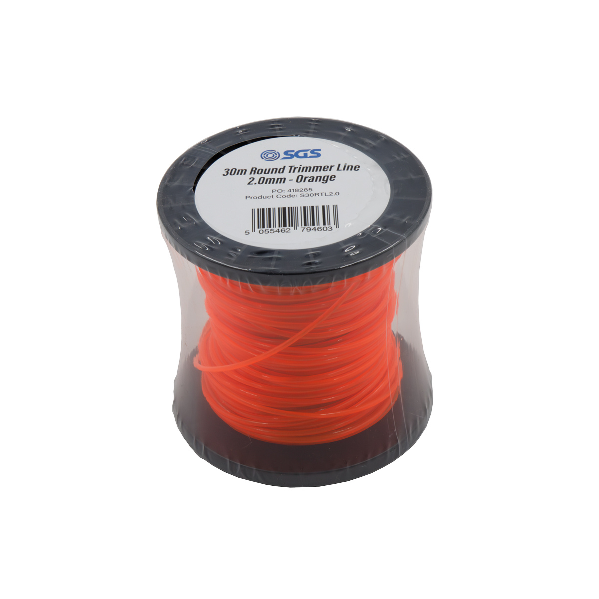 SGS 30m Round Trimmer Line - 2.0mm - Orange